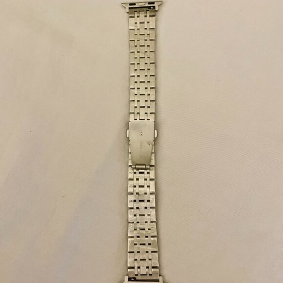 Apple Watch Stainless Steel Silver Metal Link Band (Fits all sizes) - Picture 3 of 5